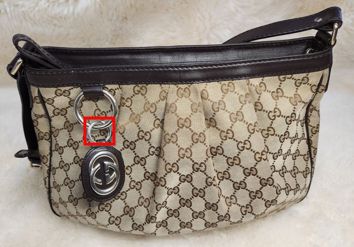 Gucci Classic Monogram Brown Canvas with Leather Trim and Straps Shoulder bag