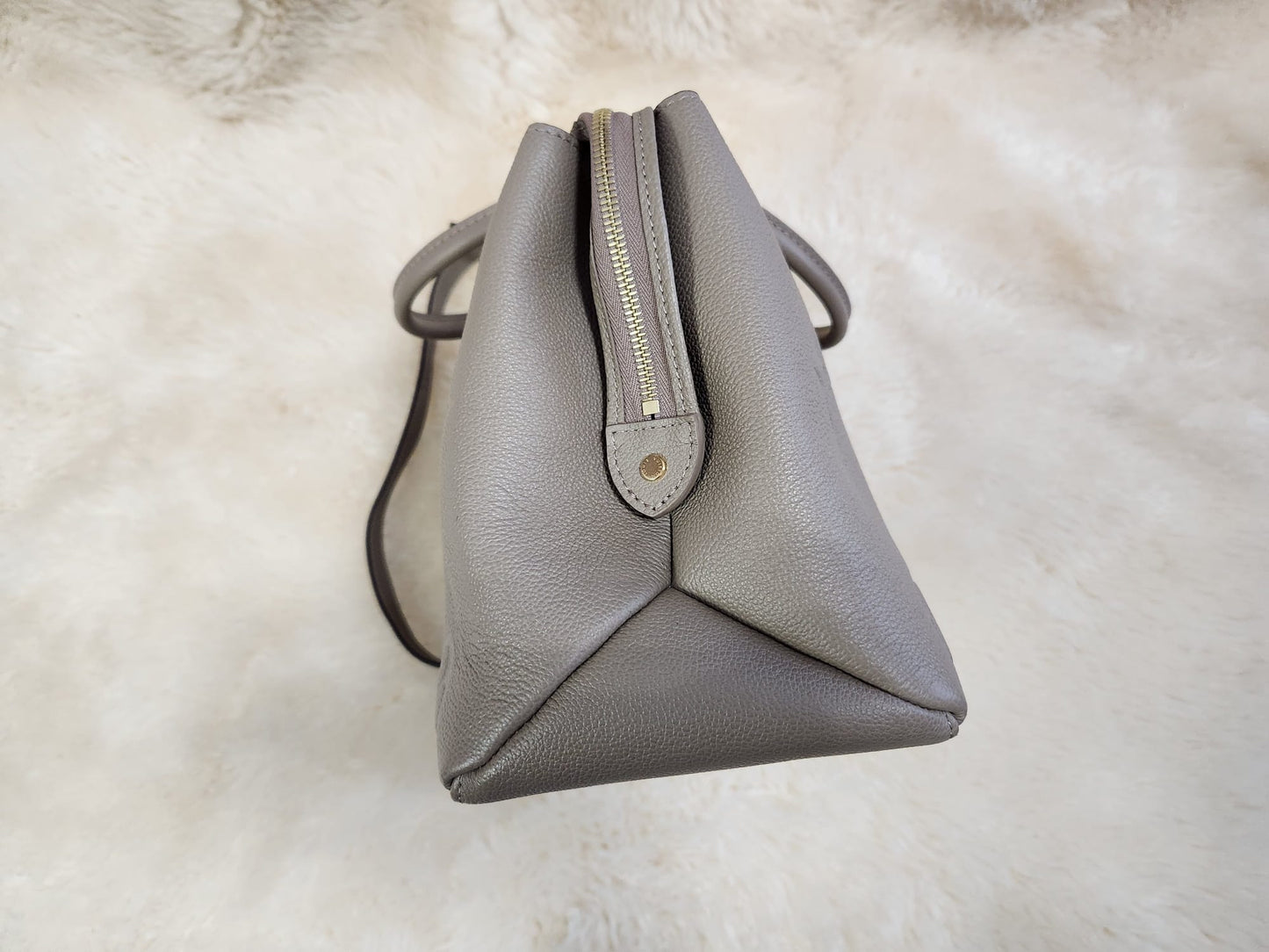 Louis Vuitton Grand Palais Monogram Empreinte Leather Turtle Dove Color L13.4 x H9.4 x W 5.9 inch