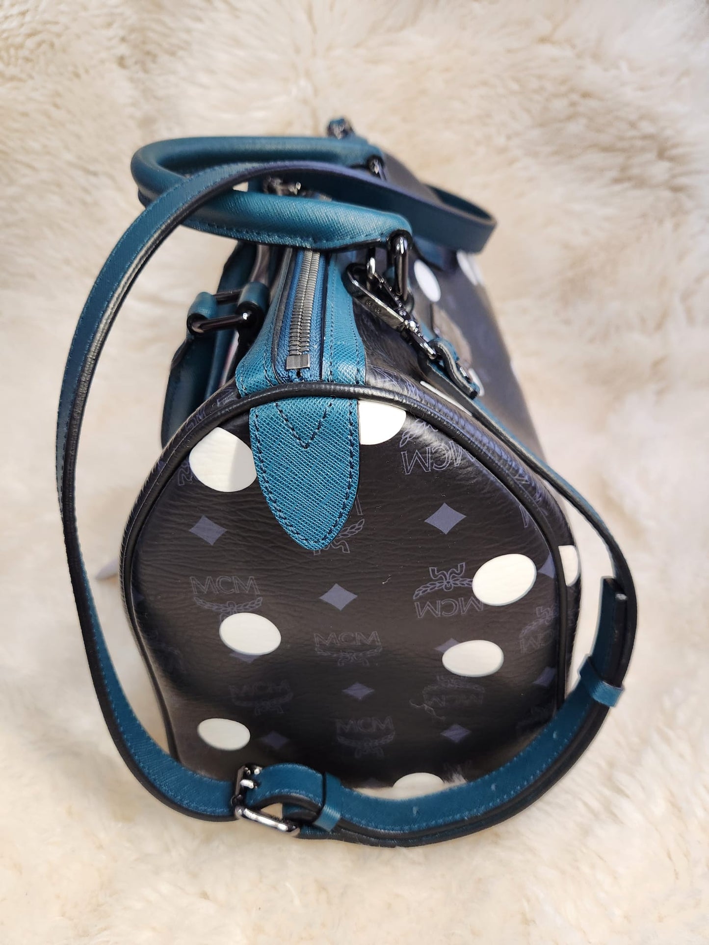 MCM Craig and Karl Snowdome Limited Edition Boston Large