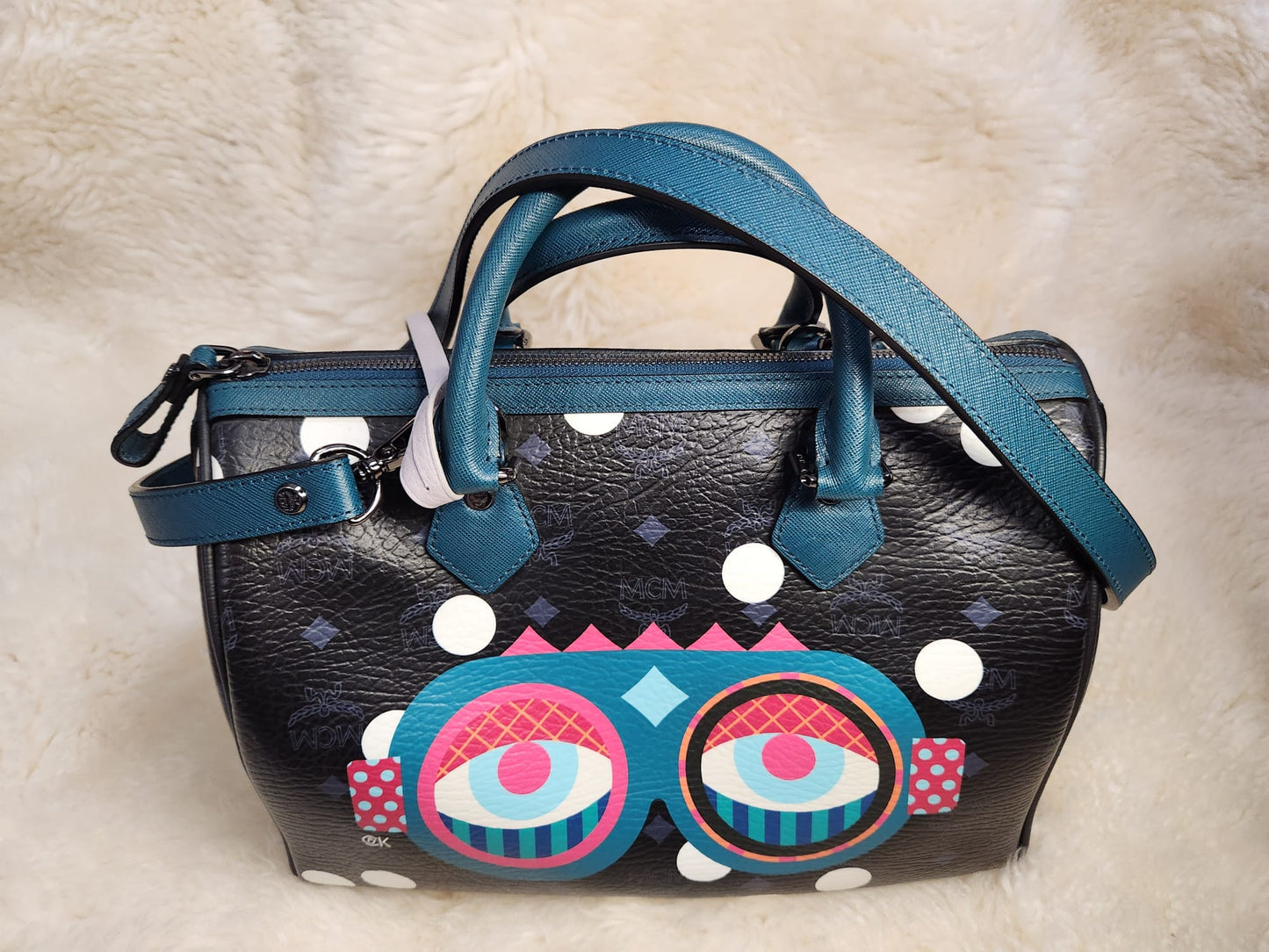 MCM Craig and Karl Snowdome Limited Edition Boston Large