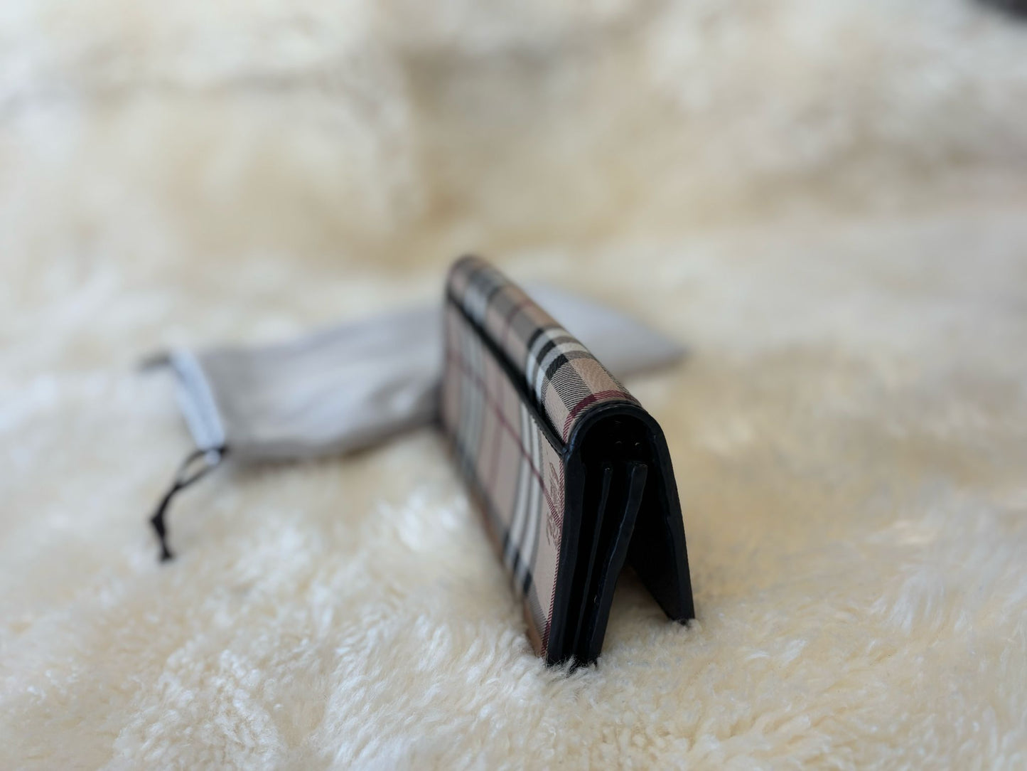 Burberry Check Penrose Continental Wallet Chocolate