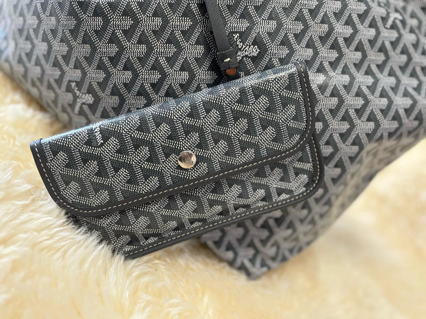 Goyard St Louis Tote Gray GM XL