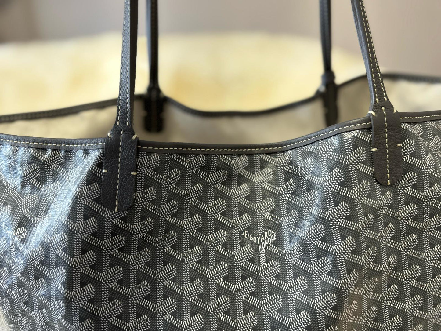 Goyard St Louis Tote Gray GM XL
