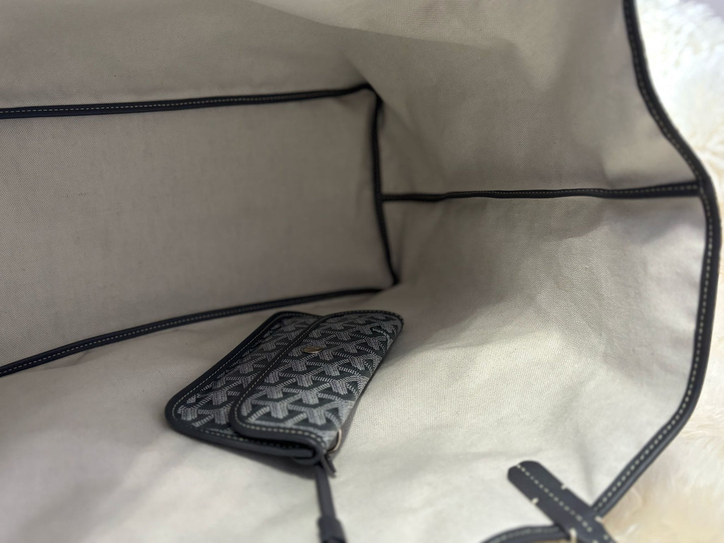 Goyard St Louis Tote Gray GM XL