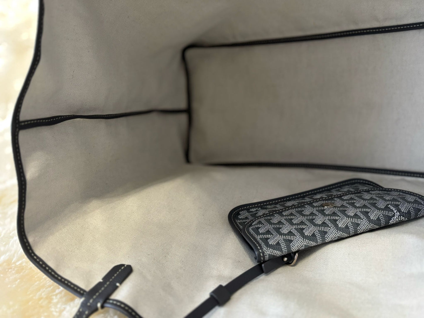 Goyard St Louis Tote Gray GM XL