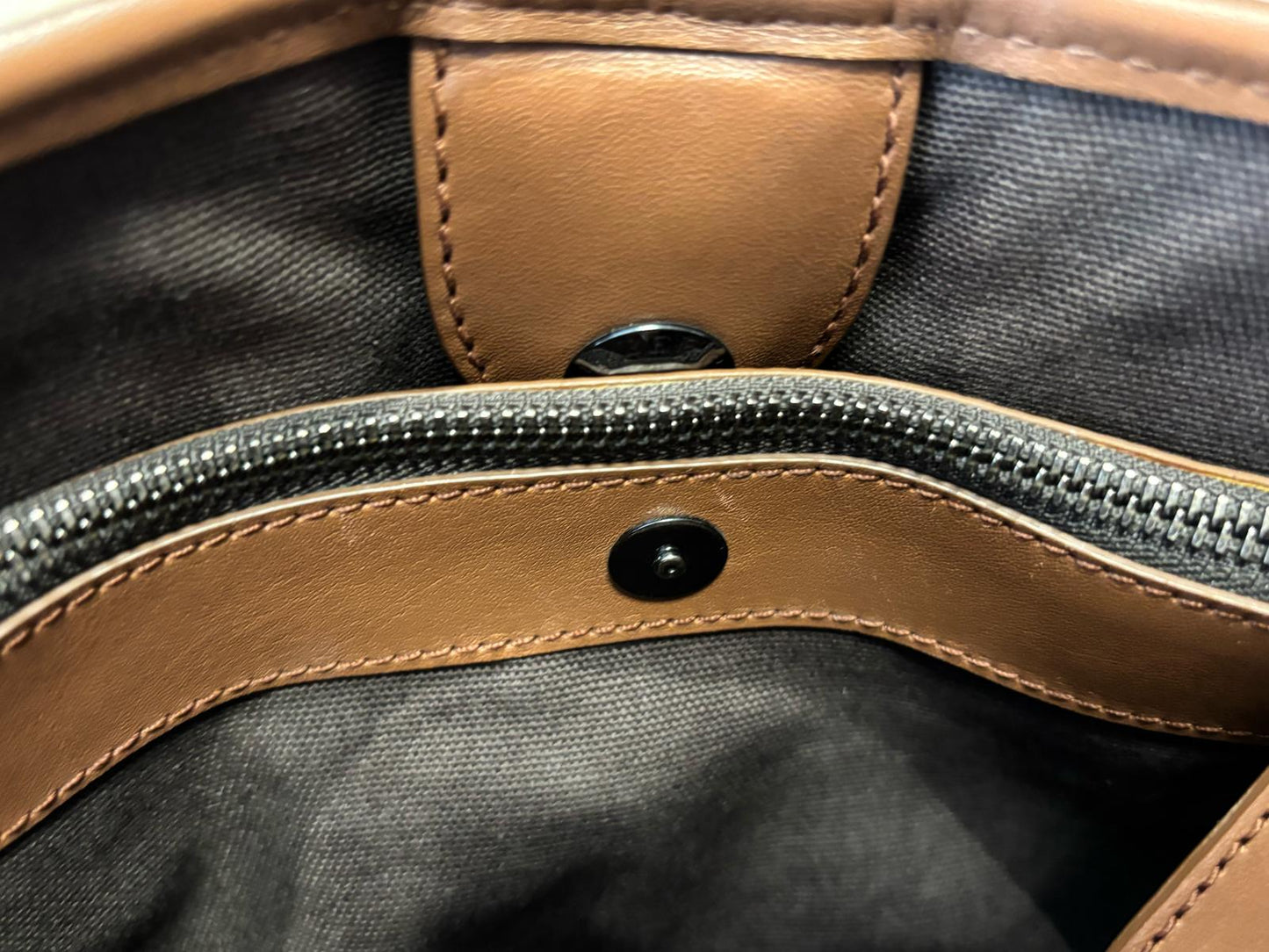 Burberry Black Smoked Check PVC and Leather Lowry Shoulder Bag