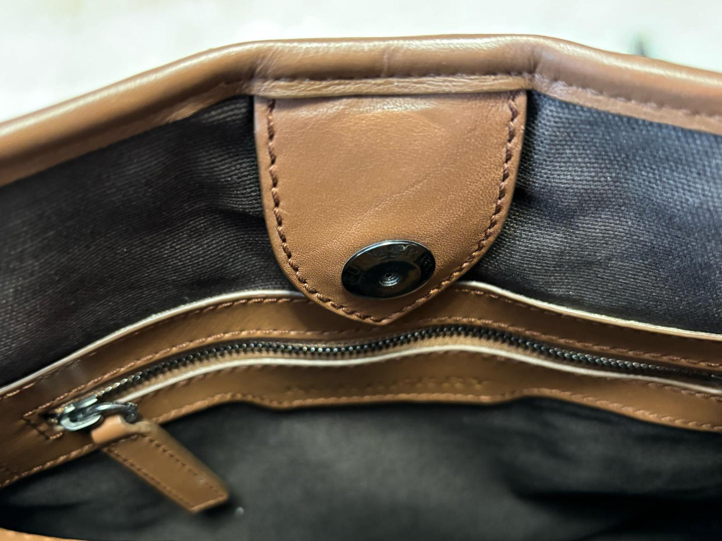 Burberry Black Smoked Check PVC and Leather Lowry Shoulder Bag