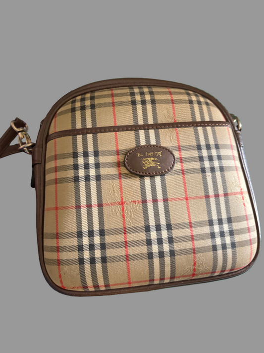Vintage BURBERRYS Nova check Logo Shoulder Bag