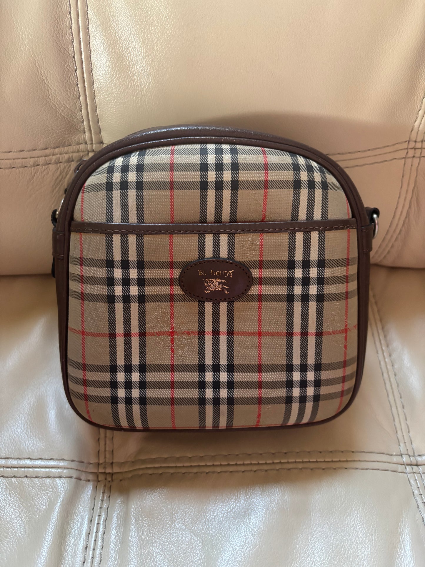 Vintage BURBERRYS Nova check Logo Shoulder Bag
