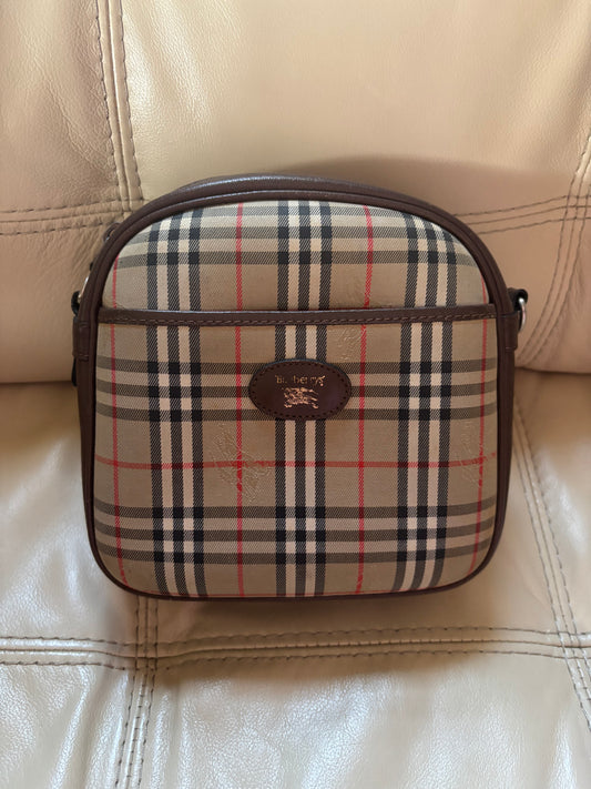 Vintage BURBERRYS Nova check Logo Shoulder Bag