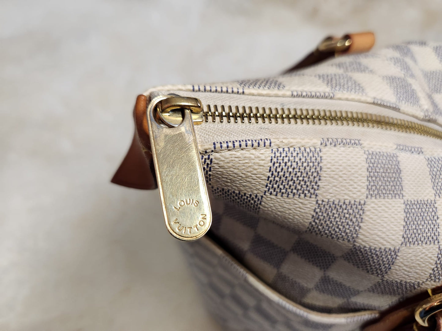Louis Vuitton Totally MM Tote Damier Azur