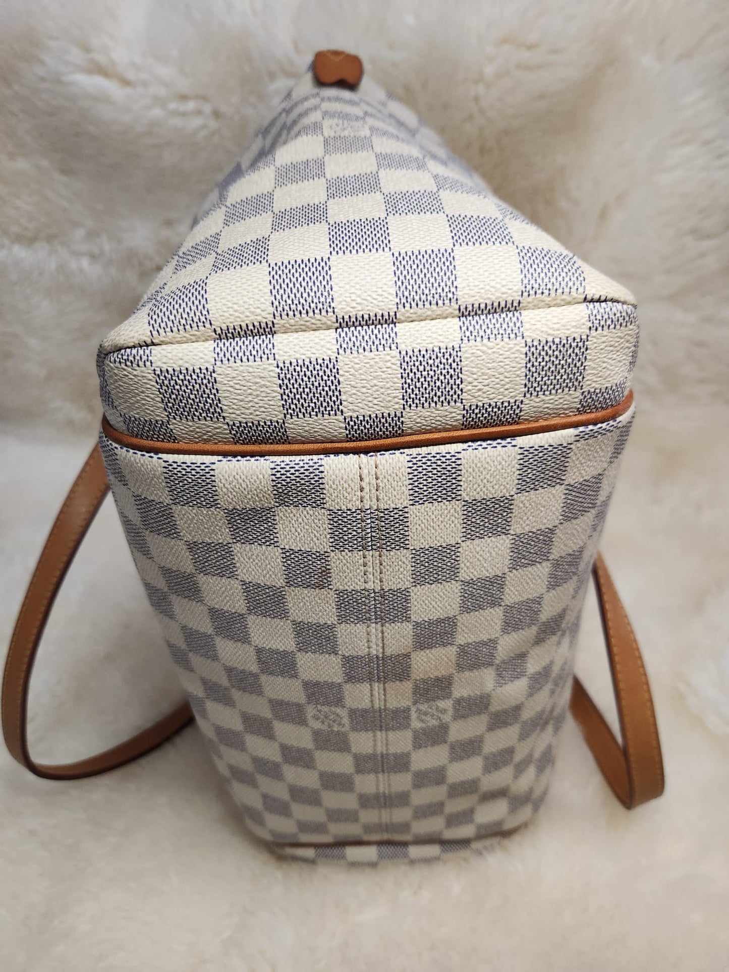 Louis Vuitton Totally MM Tote Damier Azur