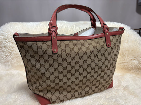 Gucci Webline Tote with removal Pouch