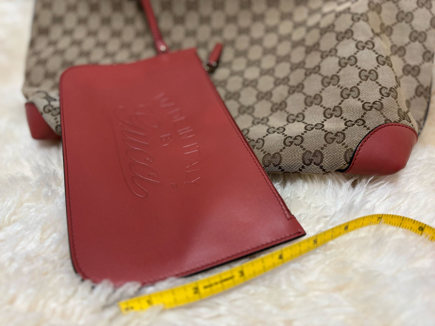 Gucci Webline Tote with removal Pouch