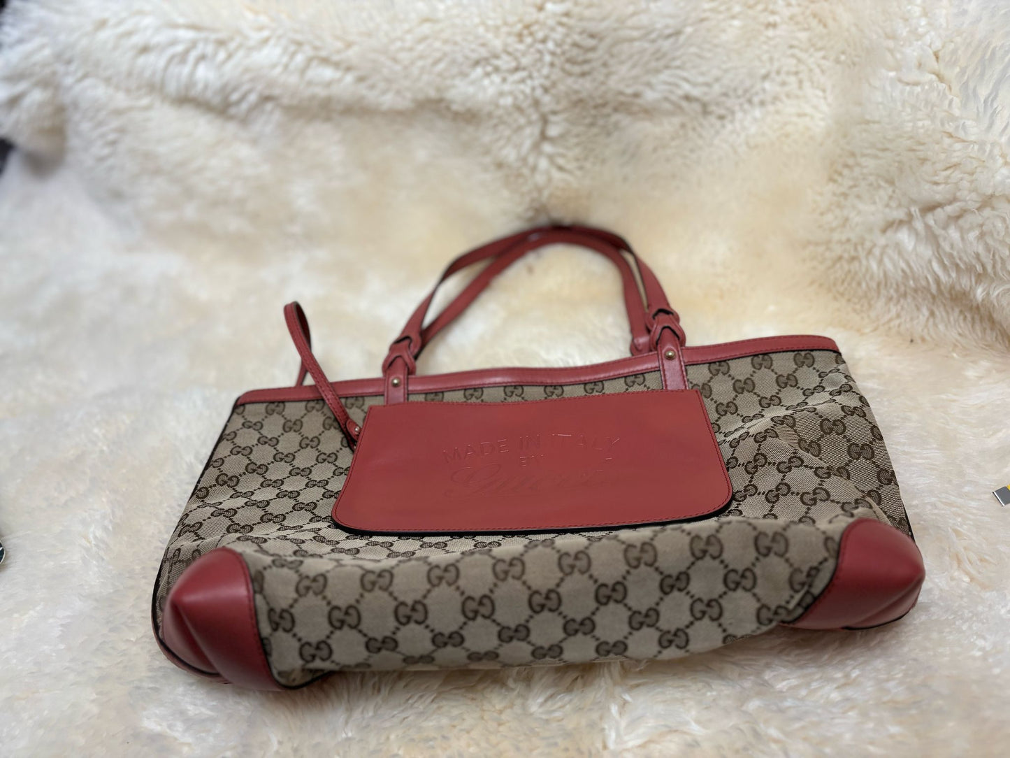 Gucci Webline Tote with removal Pouch