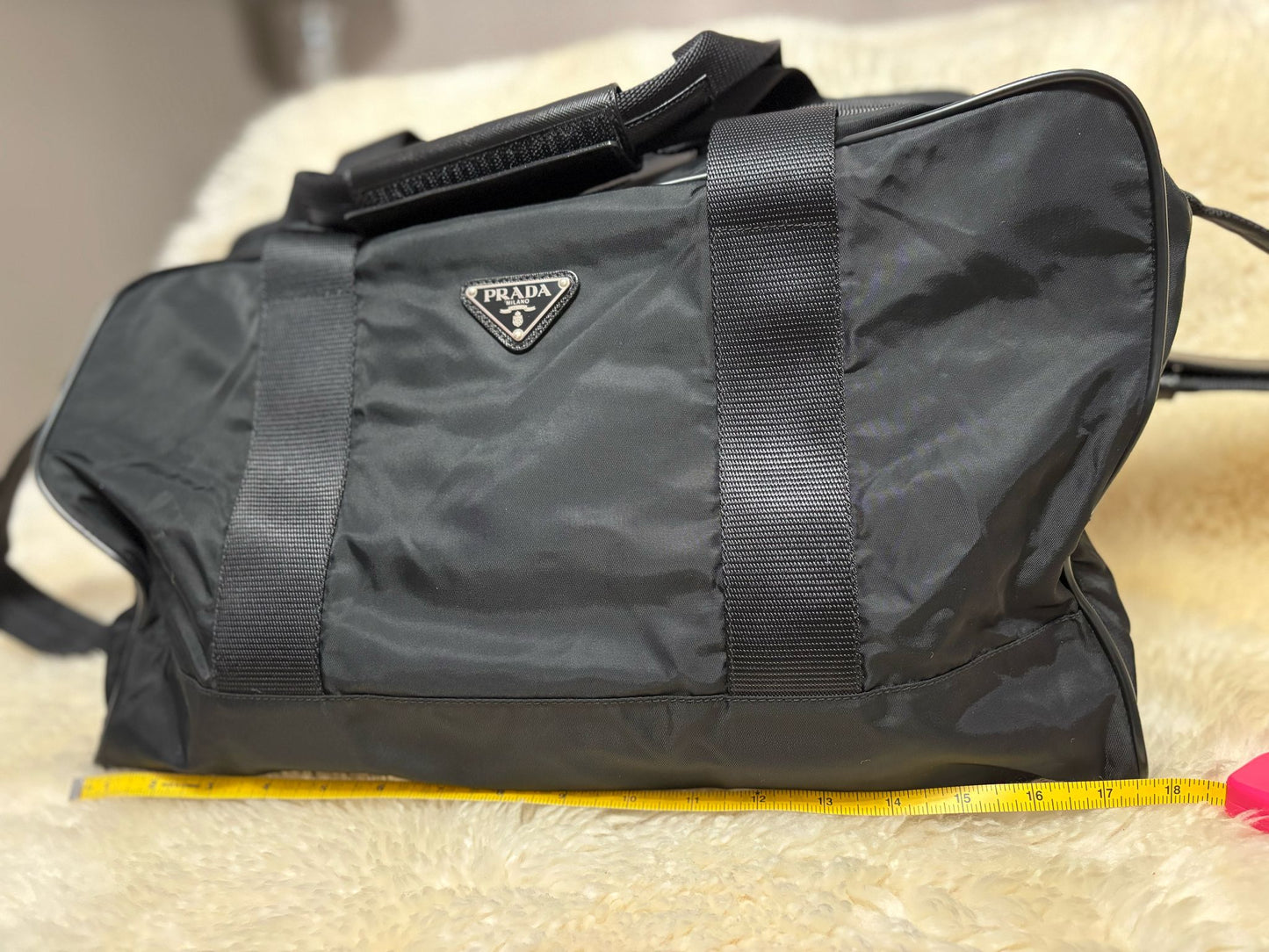 Prada Black Duffle Bag