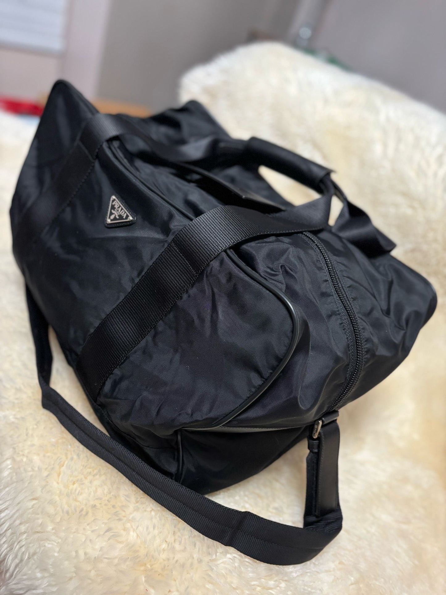 Prada Black Duffle Bag