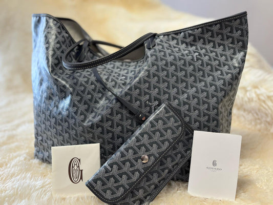 Goyard St Louis Tote Gray GM XL
